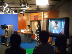 いっちがアナウンサー役